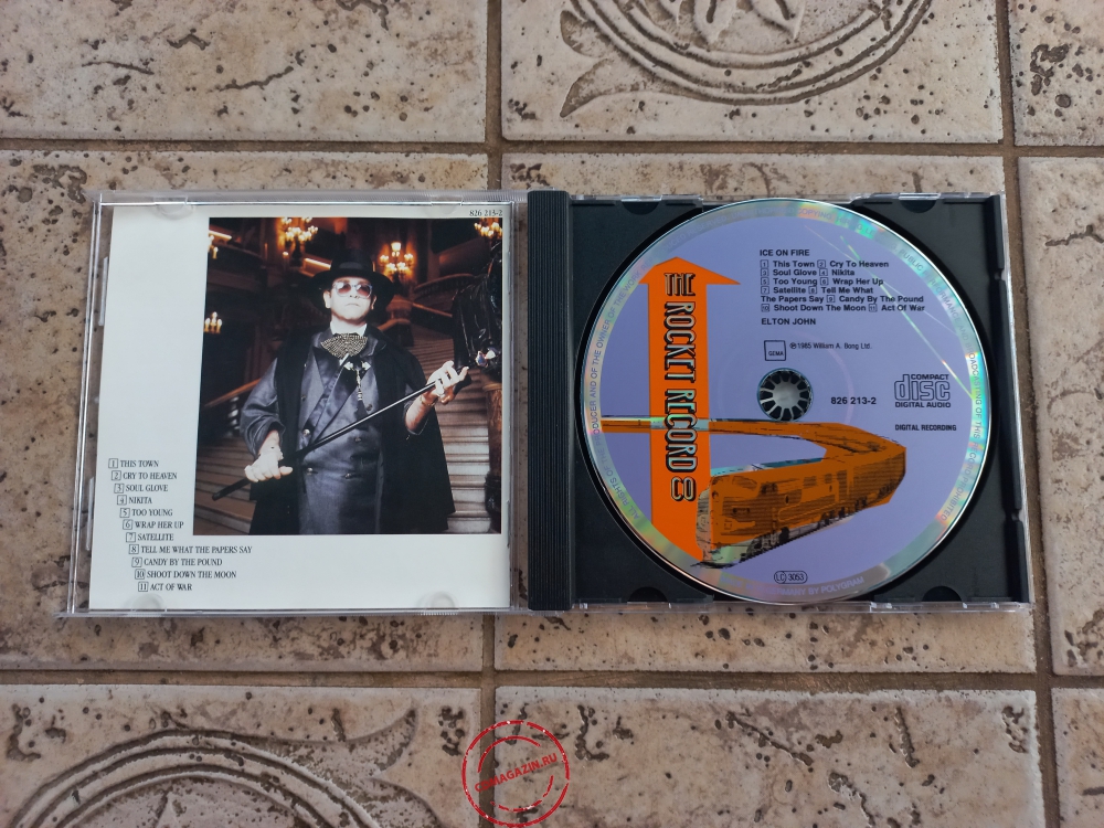 Audio CD: Elton John (1985) Ice On Fire