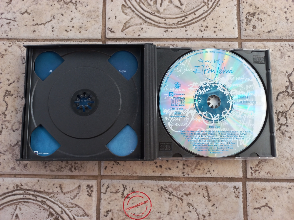 Audio CD: Elton John (1990) The Very Best Of Elton John Audio CD: Elton John (1990) The Very Best Of Elton John