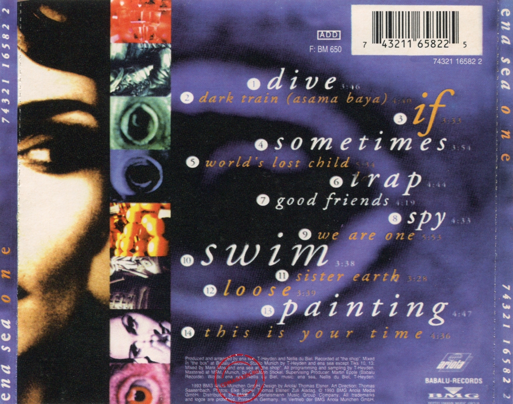 Audio CD: Ena Sea (1993) One Audio CD: Ena Sea (1993) One