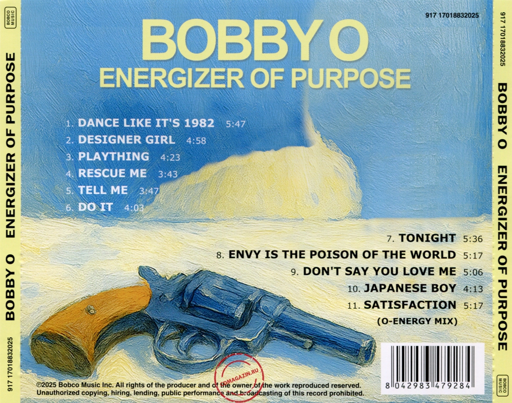 Audio CD: Bobby Orlando (2025) Energizer Of Purpose