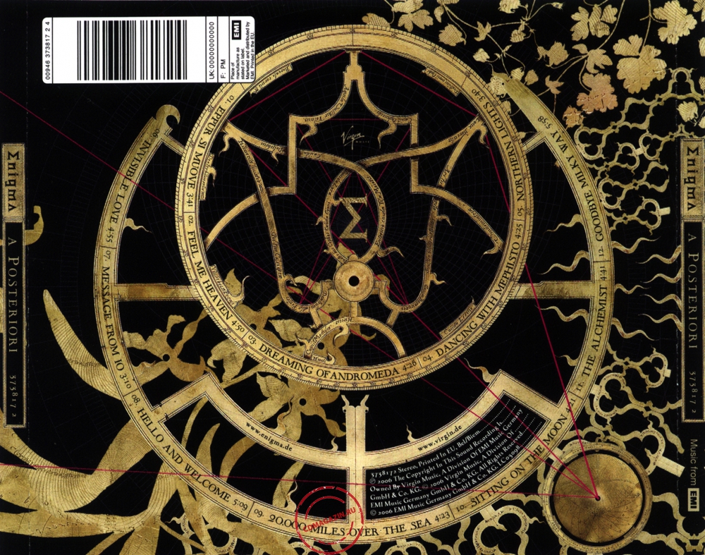 Audio CD: Enigma (2006) A Posteriori Audio CD: Enigma (2006) A Posteriori