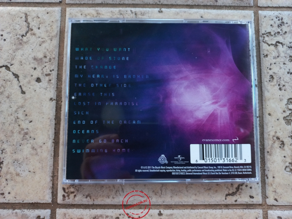 Audio CD: Evanescence (2011) Evanescence