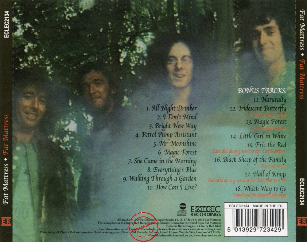 Audio CD: Fat Mattress (1969) Fat Mattress Audio CD: Fat Mattress (1969) Fat Mattress