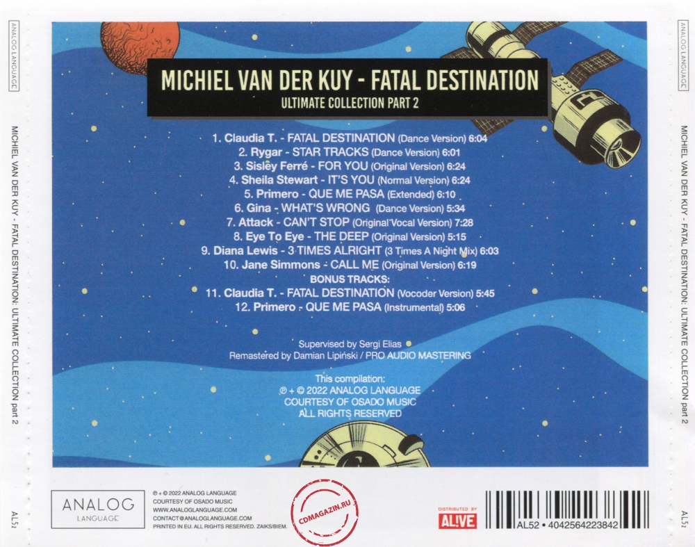 Audio CD: Michiel Van Der Kuy (2022) Fatal Destination (Ultimate Collection Part 2) Audio CD: Michiel Van Der Kuy (2022) Fatal Destination (Ultimate Collection Part 2)