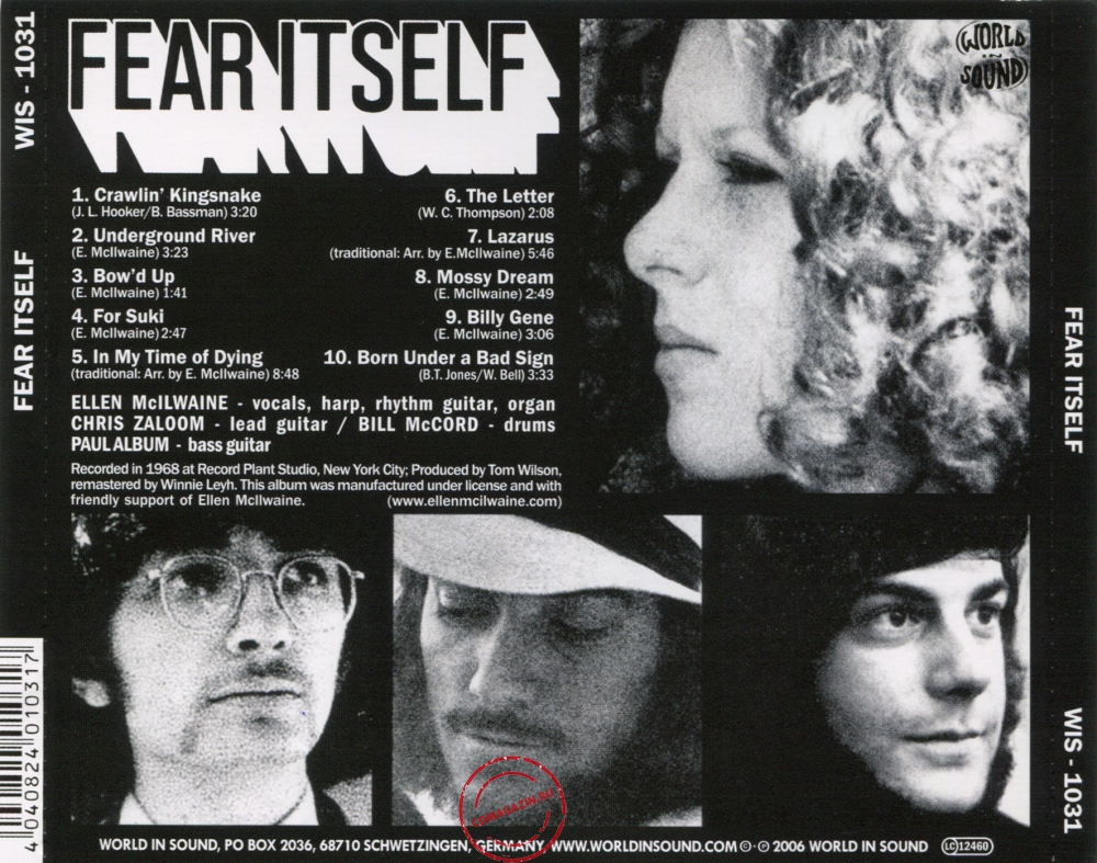 Audio CD: Fear Itself (2) (1968) Fear Itself Audio CD: Fear Itself (2) (1968) Fear Itself