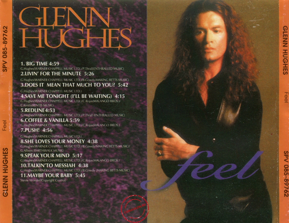 Audio CD: Glenn Hughes (1995) Feel