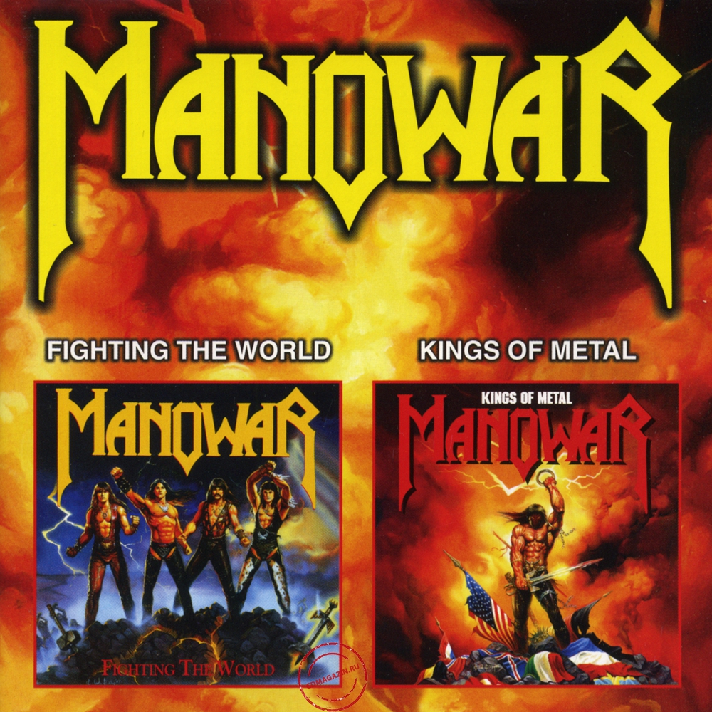 Audio CD: Manowar (1987) Fighting The World / Kings Of Metal Audio CD: Manowar (1987) Fighting The World / Kings Of Metal