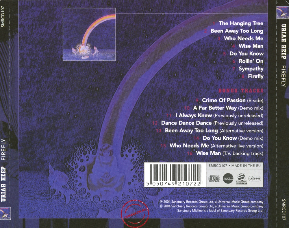 Audio CD: Uriah Heep (1977) Firefly