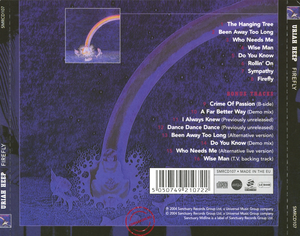 Audio CD: Uriah Heep (1977) Firefly Audio CD: Uriah Heep (1977) Firefly