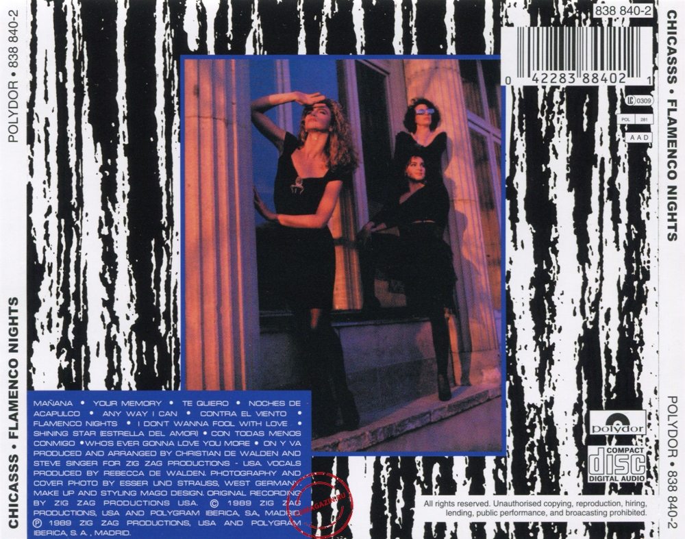 Audio CD: Chicasss (1989) Flamenco Nights Audio CD: Chicasss (1989) Flamenco Nights