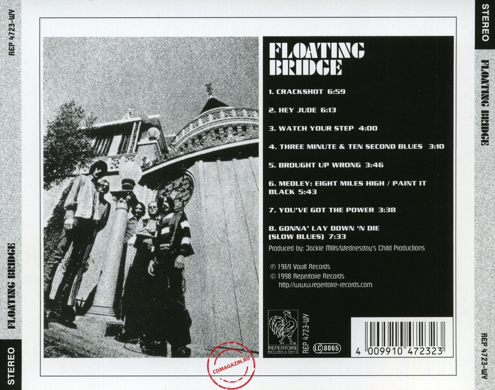 Audio CD: Floating Bridge (1969) Floating Bridge Audio CD: Floating Bridge (1969) Floating Bridge