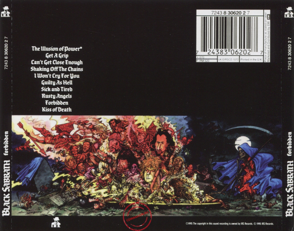 Audio CD: Black Sabbath (1995) Forbidden