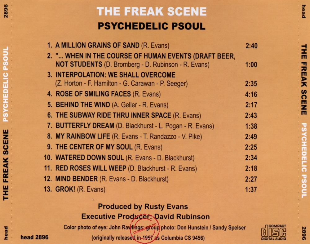 Audio CD: Freak Scene (1967) Psychedelic Psoul Audio CD: Freak Scene (1967) Psychedelic Psoul