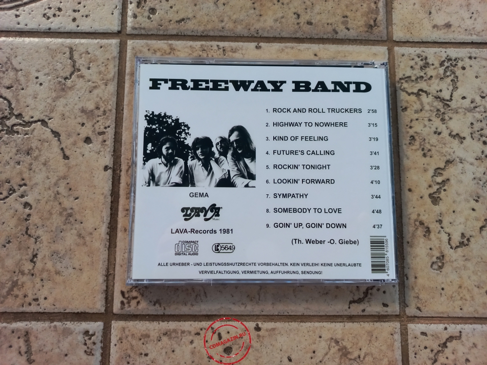Audio CD: Freeway Band (1981) Freeway Band
