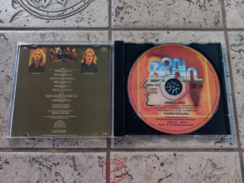 Audio CD: Fuhrs & Frohling (1978) Ammerland