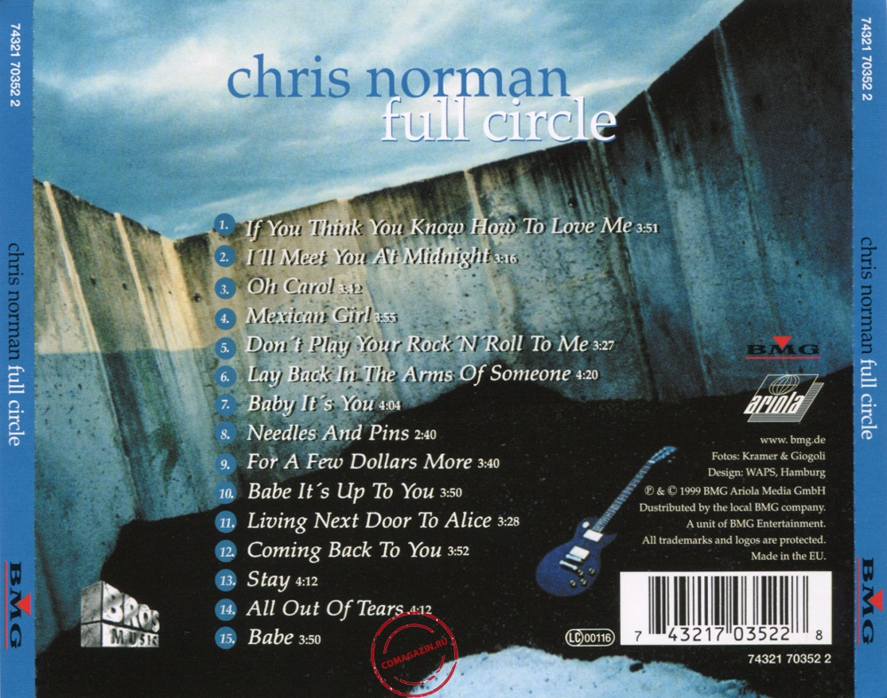 Audio CD: Chris Norman (1999) Full Circle Audio CD: Chris Norman (1999) Full Circle