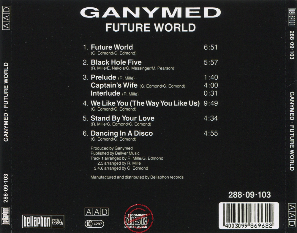 Audio CD: Ganymed (1979) Future World