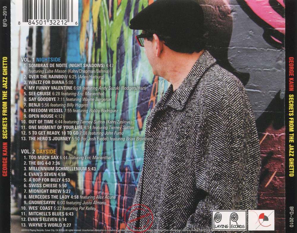 Audio CD: George Kahn (2010) Secrets From The Jazz Ghetto Audio CD: George Kahn (2010) Secrets From The Jazz Ghetto
