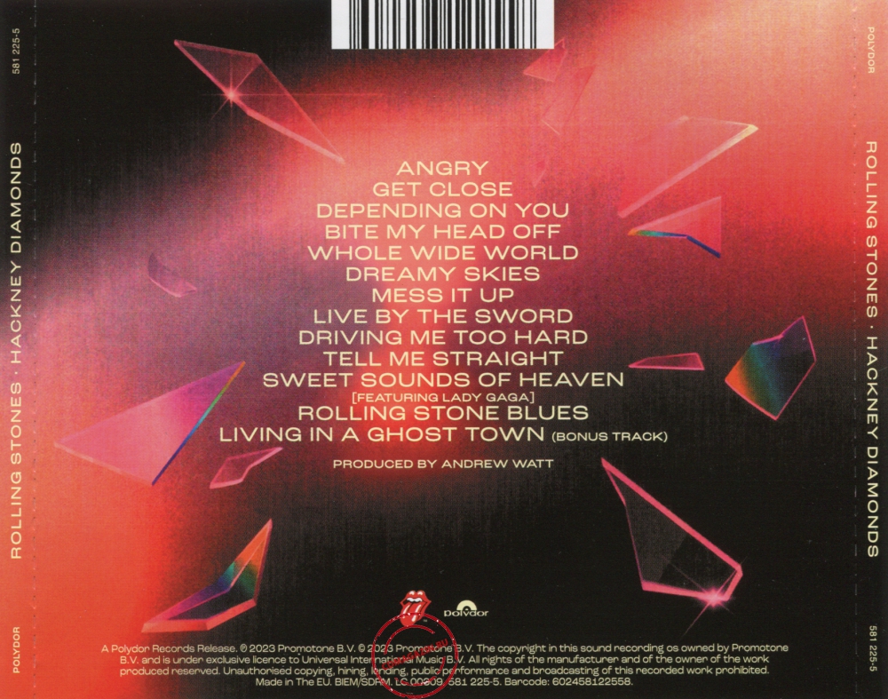 Audio CD: Rolling Stones (2023) Hackney Diamonds Audio CD: Rolling Stones (2023) Hackney Diamonds