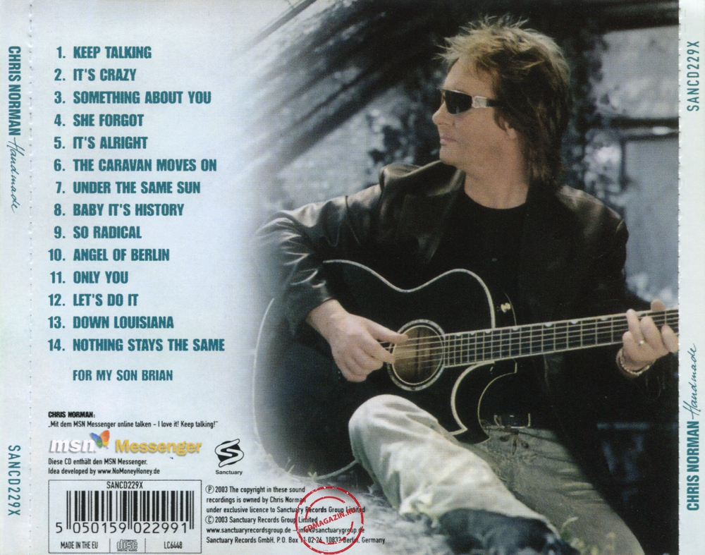 Audio CD: Chris Norman (2003) Handmade