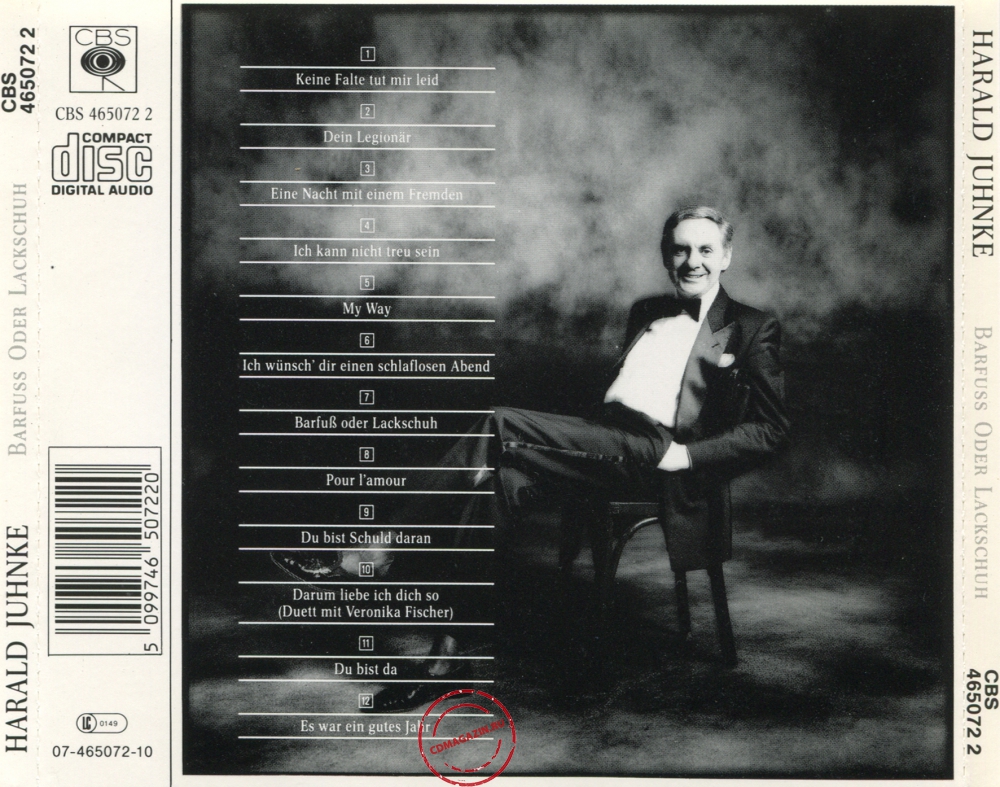 Audio CD: Harald Juhnke (1989) Barfuss Oder Lackschuh Audio CD: Harald Juhnke (1989) Barfuss Oder Lackschuh