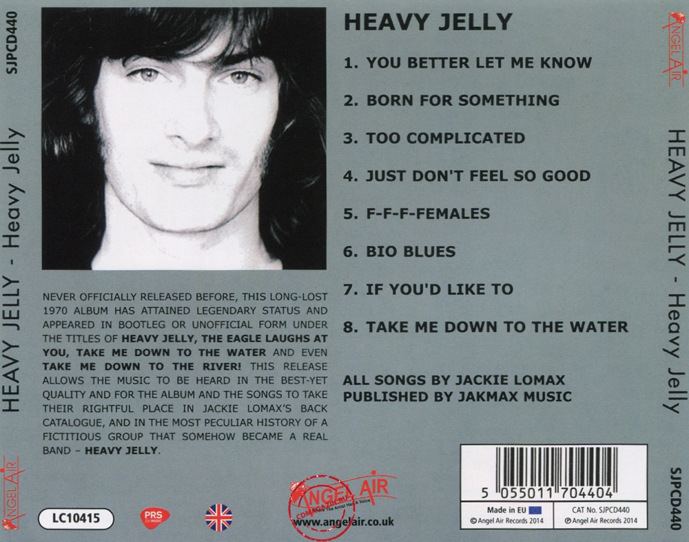 Audio CD: Heavy Jelly (3) (1970) Heavy Jelly Audio CD: Heavy Jelly (3) (1970) Heavy Jelly