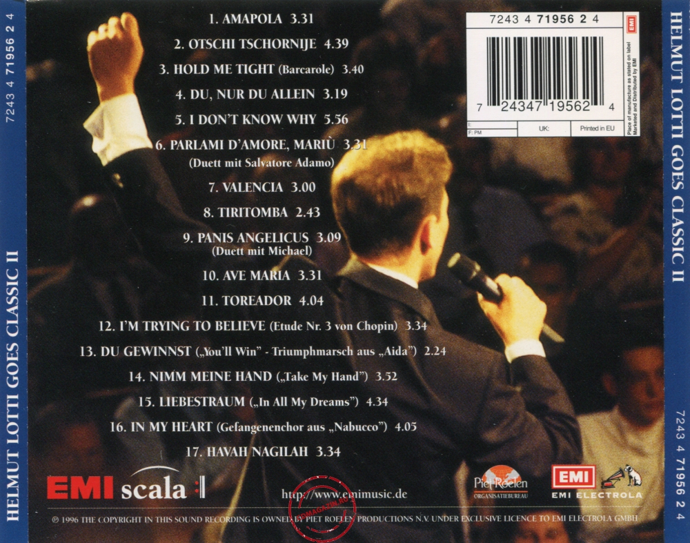 Audio CD: Helmut Lotti (1996) Goes Classic II