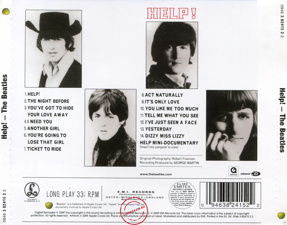 Audio CD: Beatles (1965) Help! Audio CD: Beatles (1965) Help!