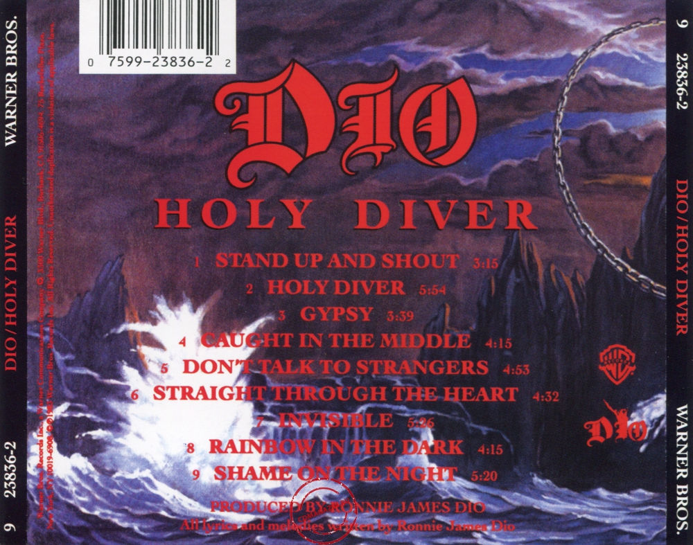 Audio CD: Dio (2) (1983) Holy Diver Audio CD: Dio (2) (1983) Holy Diver