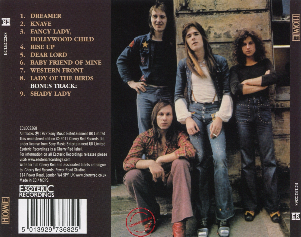 Audio CD: Home (2) (1972) Home Audio CD: Home (2) (1972) Home