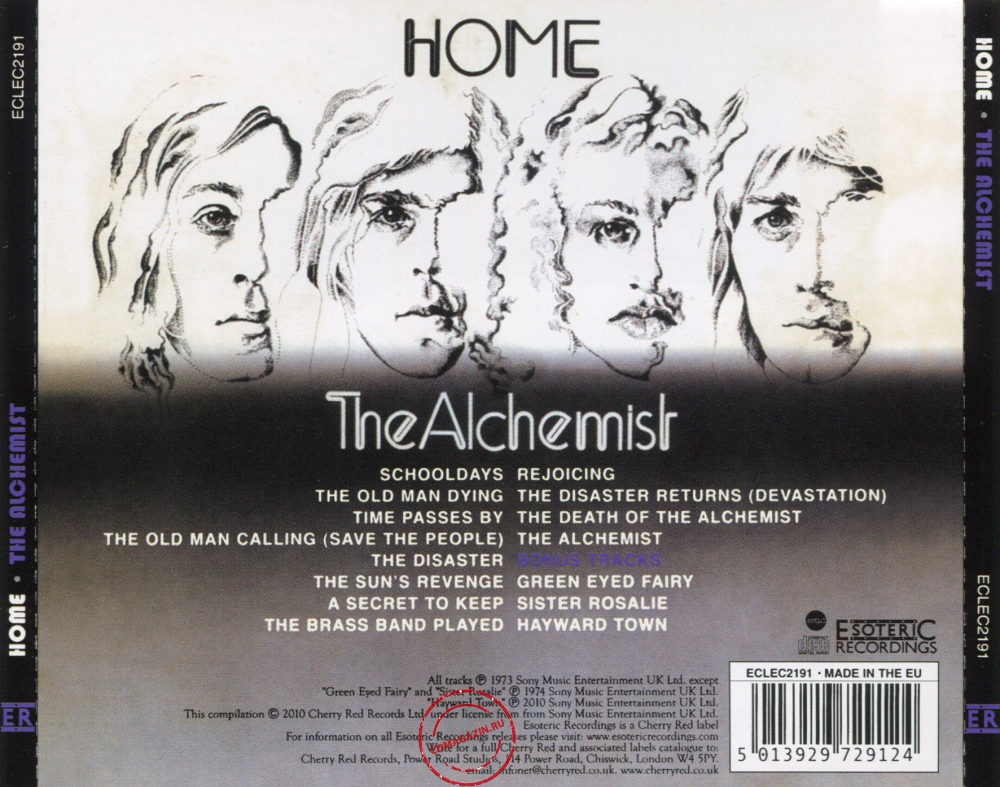 Audio CD: Home (2) (1973) The Alchemist