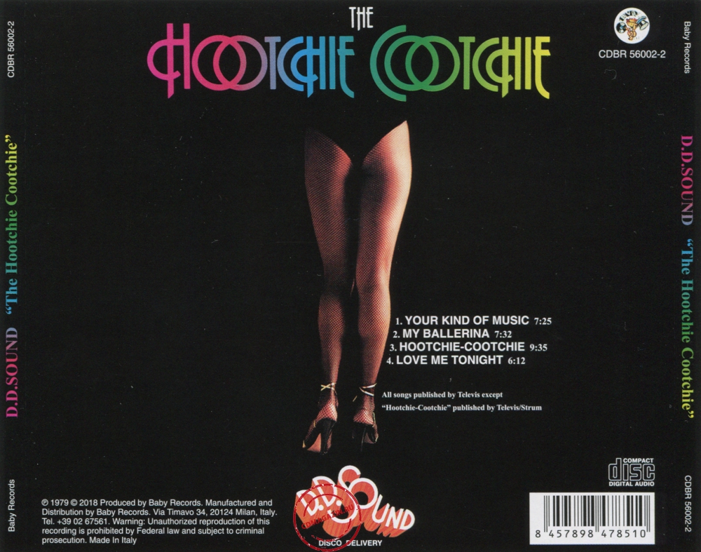 Audio CD: D.D. Sound (1979) The Hootchie Cootchie Audio CD: D.D. Sound (1979) The Hootchie Cootchie