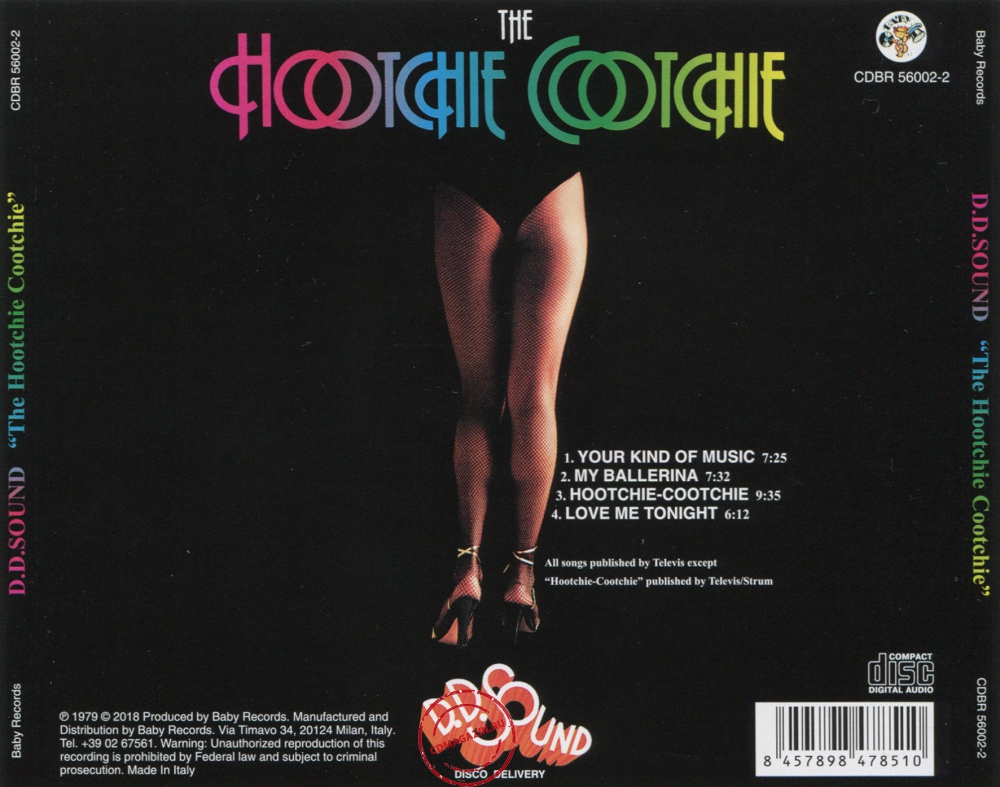 Audio CD: D.D. Sound (1979) The Hootchie Cootchie