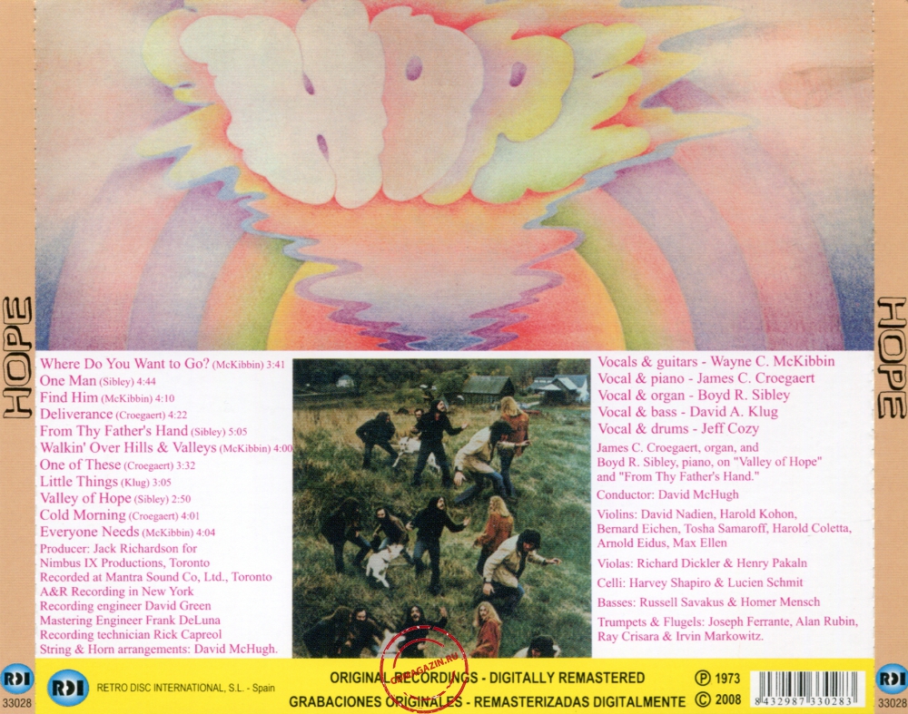 Audio CD: Hope (22) (1972) Hope