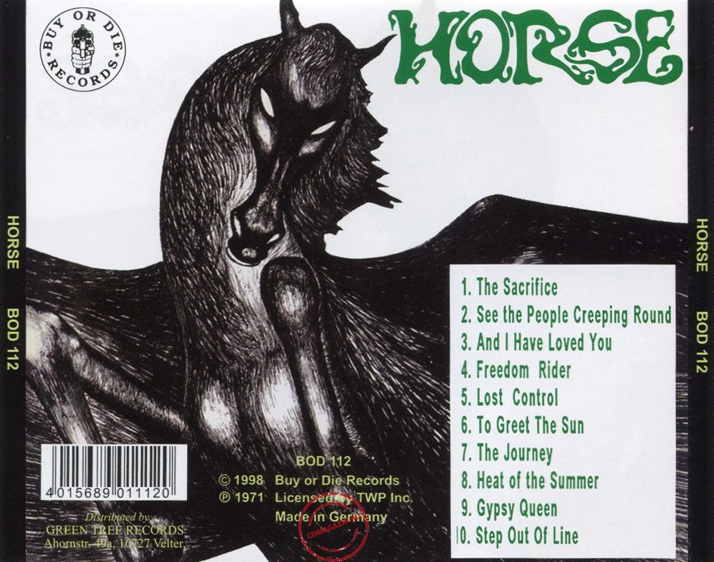 Audio CD: Horse (11) (1970) Horse