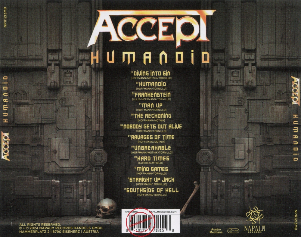 Audio CD: Accept (2024) Humanoid Audio CD: Accept (2024) Humanoid