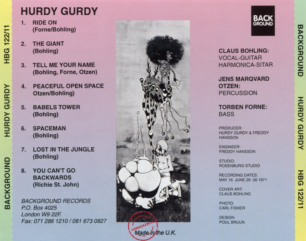 Audio CD: Hurdy Gurdy (1972) Hurdy Gurdy