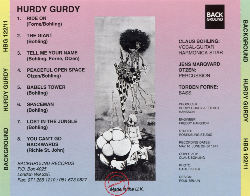Audio CD: Hurdy Gurdy (1972) Hurdy Gurdy Audio CD: Hurdy Gurdy (1972) Hurdy Gurdy