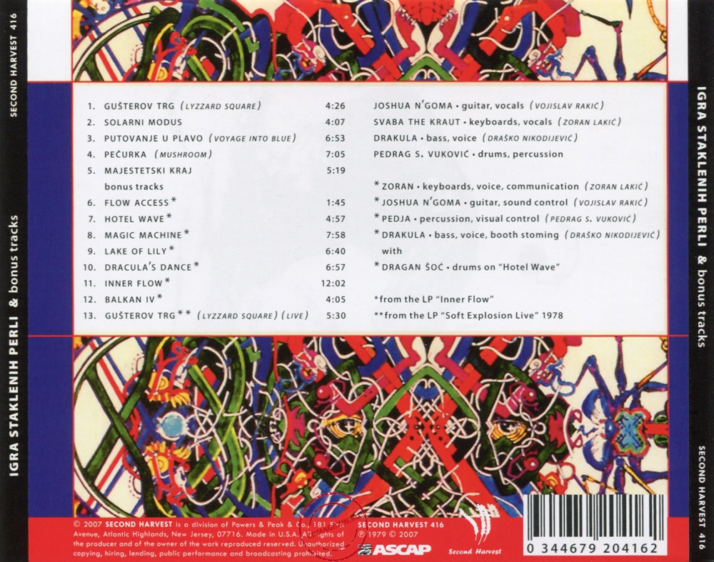 Audio CD: Igra Staklenih Perli (1979) Igra Staklenih Perli
