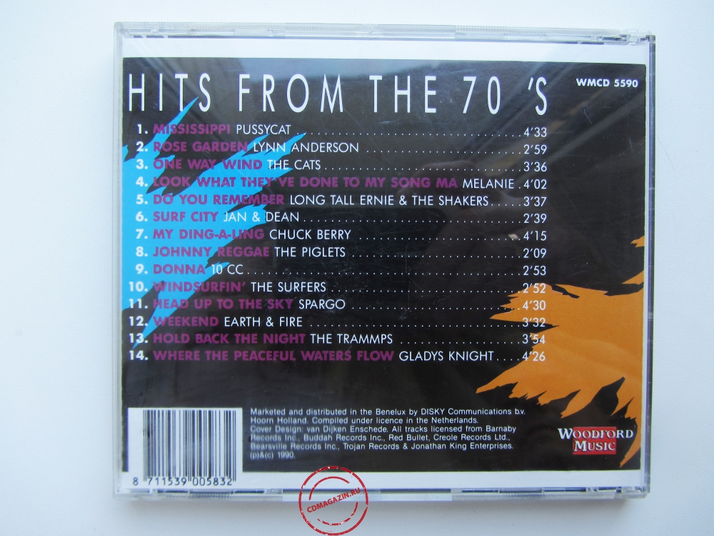 Audio CD: VA 14 Golden Hits From The 70's (1990) Volume 3 Audio CD: VA 14 Golden Hits From The 70's (1990) Volume 3