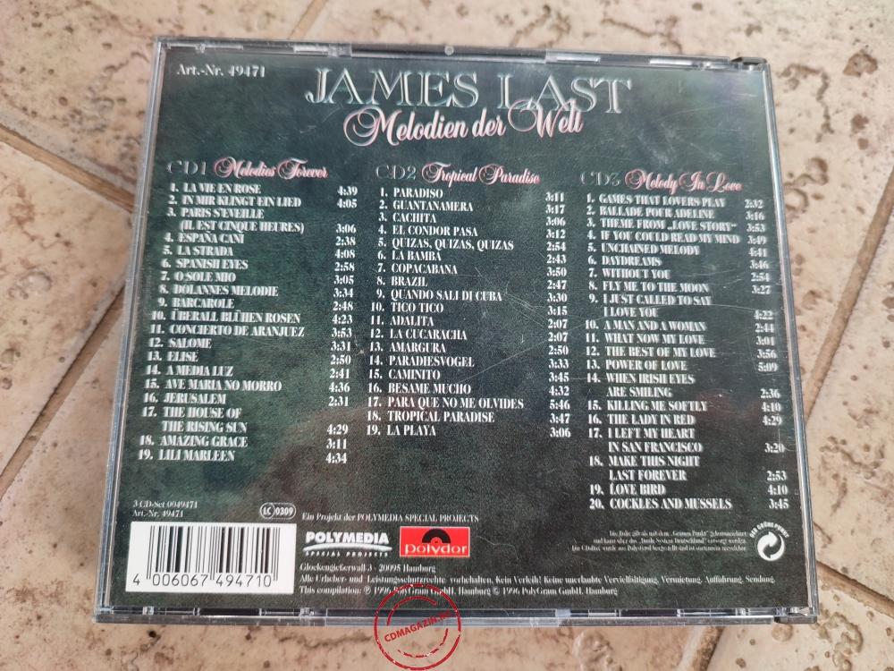 Audio CD: James Last (1996) Melodien Der Welt