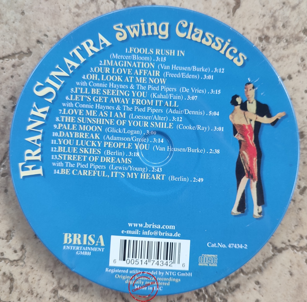 Audio CD: Frank Sinatra (1995) Swing Classics Audio CD: Frank Sinatra (1995) Swing Classics