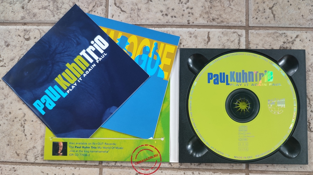 Audio CD: Paul Kuhn Trio (2000) Play It Again Paul