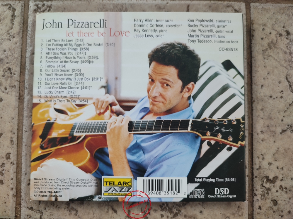 Audio CD: John Pizzarelli (2000) Let There Be Love