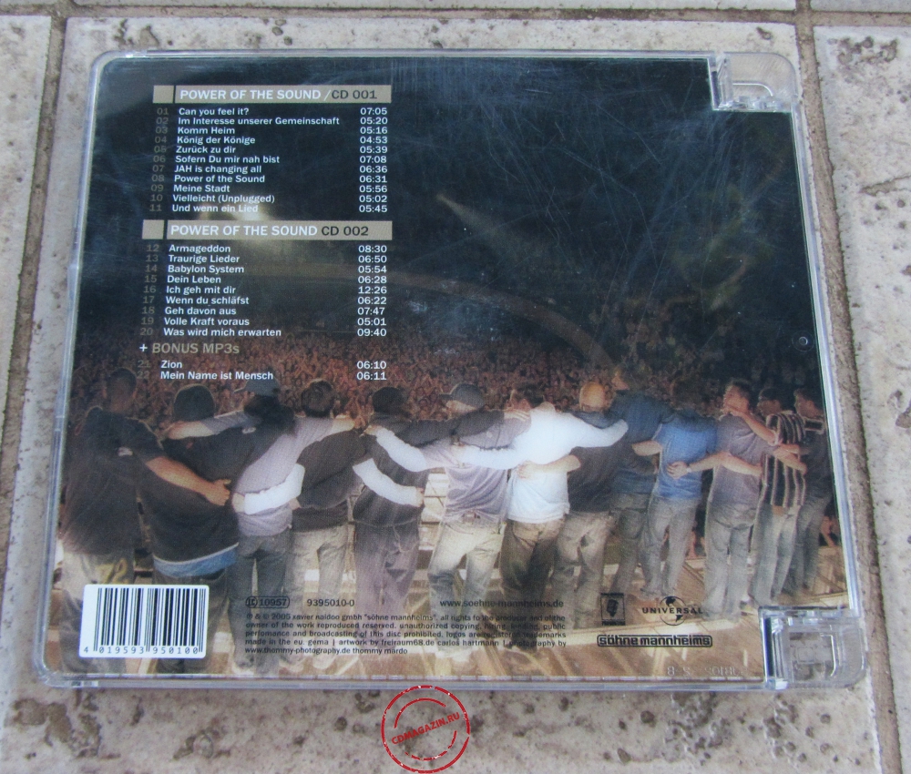 Audio CD: Sohne Mannheims (2005) Power Of The Sound Audio CD: Sohne Mannheims (2005) Power Of The Sound