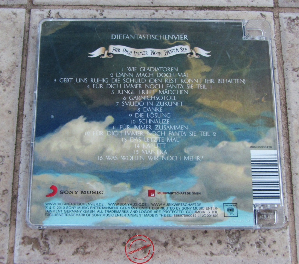 Audio CD: Die Fantastischen Vier (2010) Fur Dich Immer Noch Fanta Sie