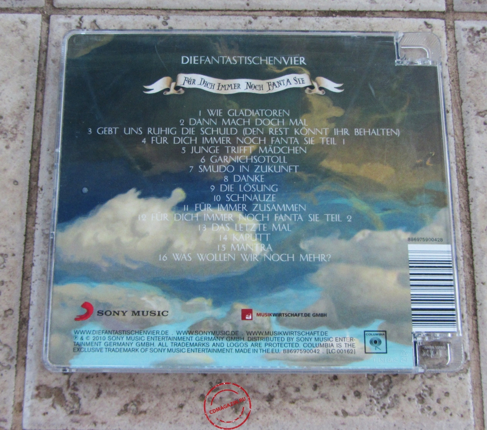 Audio CD: Die Fantastischen Vier (2010) Fur Dich Immer Noch Fanta Sie Audio CD: Die Fantastischen Vier (2010) Fur Dich Immer Noch Fanta Sie
