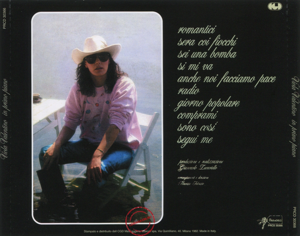 Audio CD: Viola Valentino (1982) In Primo Piano Audio CD: Viola Valentino (1982) In Primo Piano