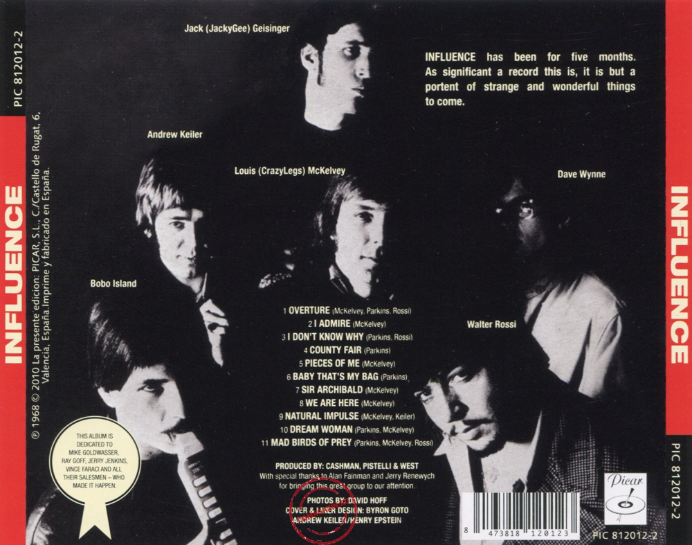 Audio CD: Influence (14) (1968) Influence