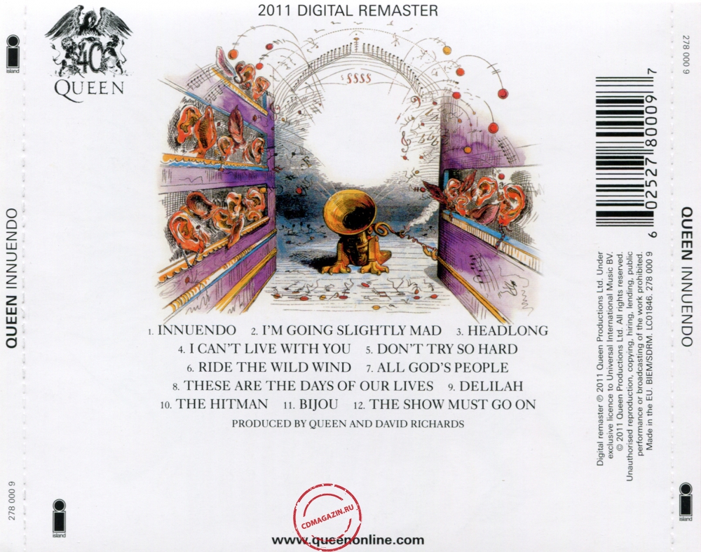 Audio CD: Queen (1990) Innuendo